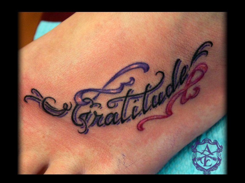 Gratitude tattoo, Gratitude, Gratitude symbol